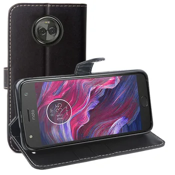 

For Moto X 4th Gen PU Leather Magnetic Case Wallet Card Slots Holder Flip Stand Cover Case For Motorola Moto X4 Smartphone