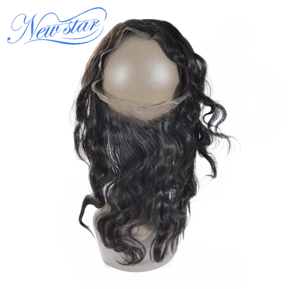 New Star Hair Pre Plucked 360 Lace Frontal Brazilian Body Wave Virgin Human Hair Free Part With Baby Hair Free Shipping body-wave-with-frontal : image New Star Hair Pre Plucked 360 Lace Frontal Brazilian Body Wave Virgin Human Hair Free Part With Baby Hair Free Shipping body-wave-with-frontal