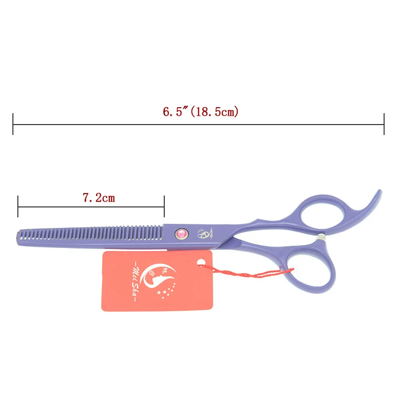Meisha 7,0 "фиолетовые Парикмахерские ножницы набор волос филировочные ножницы для волос салон Инструменты поставщики HA0468