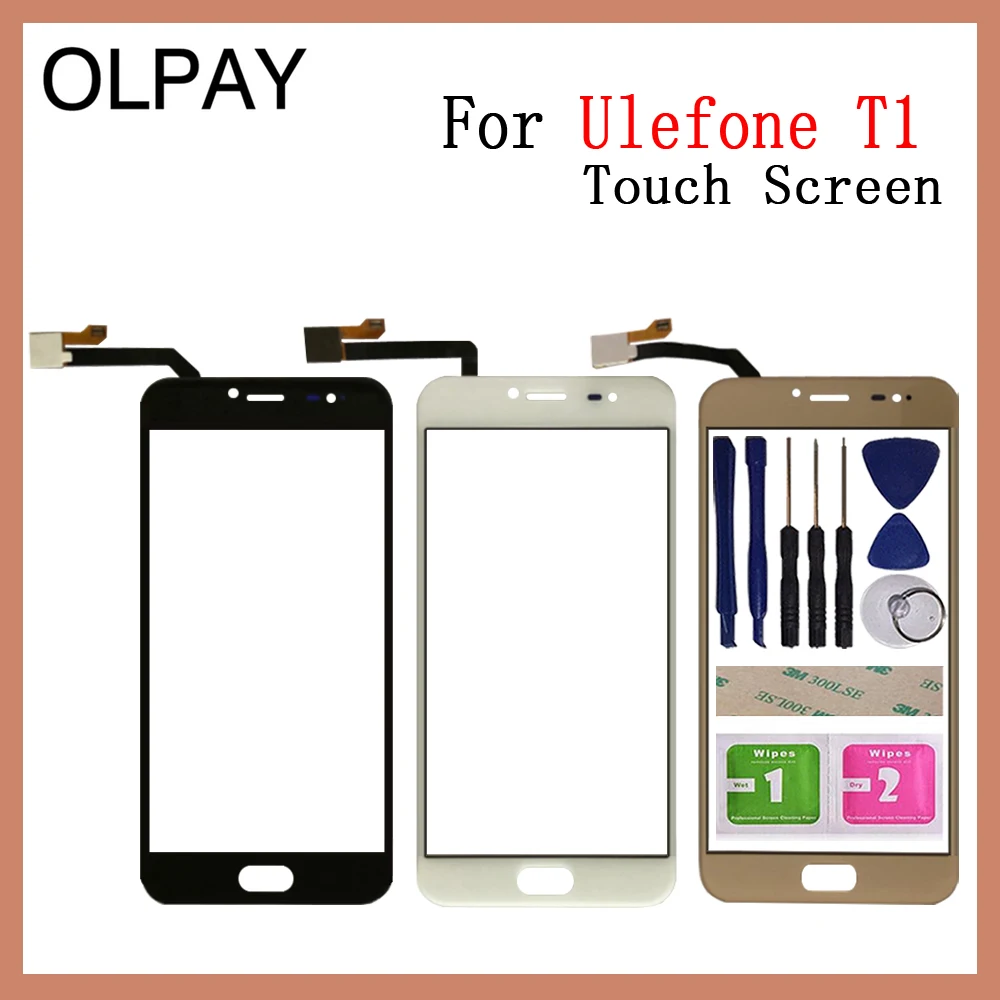 OLPAY 5 &quotмобильный сенсорный экран для Ulefone T1 стекло дигитайзер панель объектив