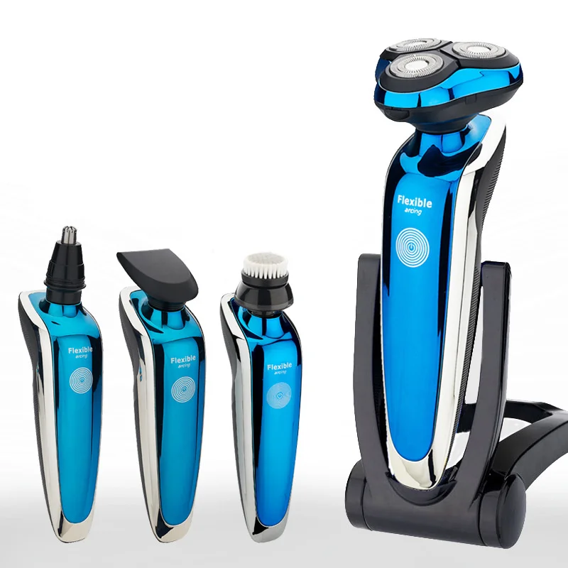 

Rechargeable Electric Shaver for Men Multifunctional 3D Floating Razor Head Whole Body Washing 220-240v Electric Razor