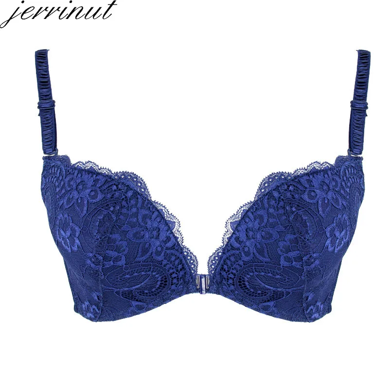 Jerrinut Intimates бюстгальтеры для Для женщин Push Up Кружева женщин's бюстгальтер без