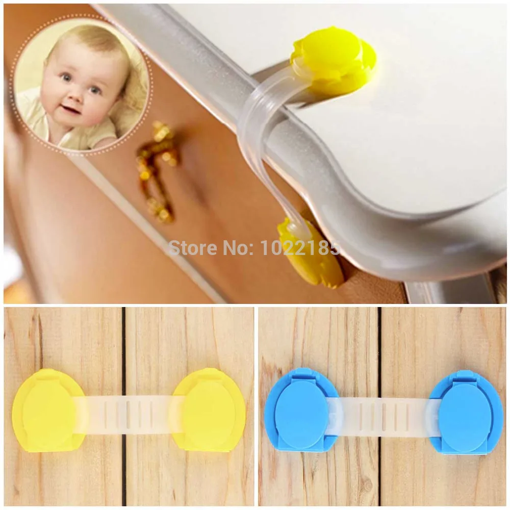 10pcs set Cabinet Door Drawers Refrigerator Toilet Safety Plastic Lock For Child Kid baby safety