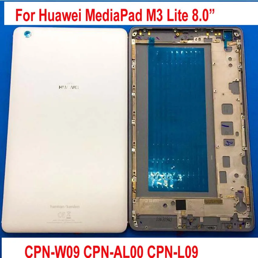 Задняя крышка аккумулятора 8 0 дюйма для Huawei MediaPad M3 Lite CPN-W09 CPN-AL00 задняя корпуса