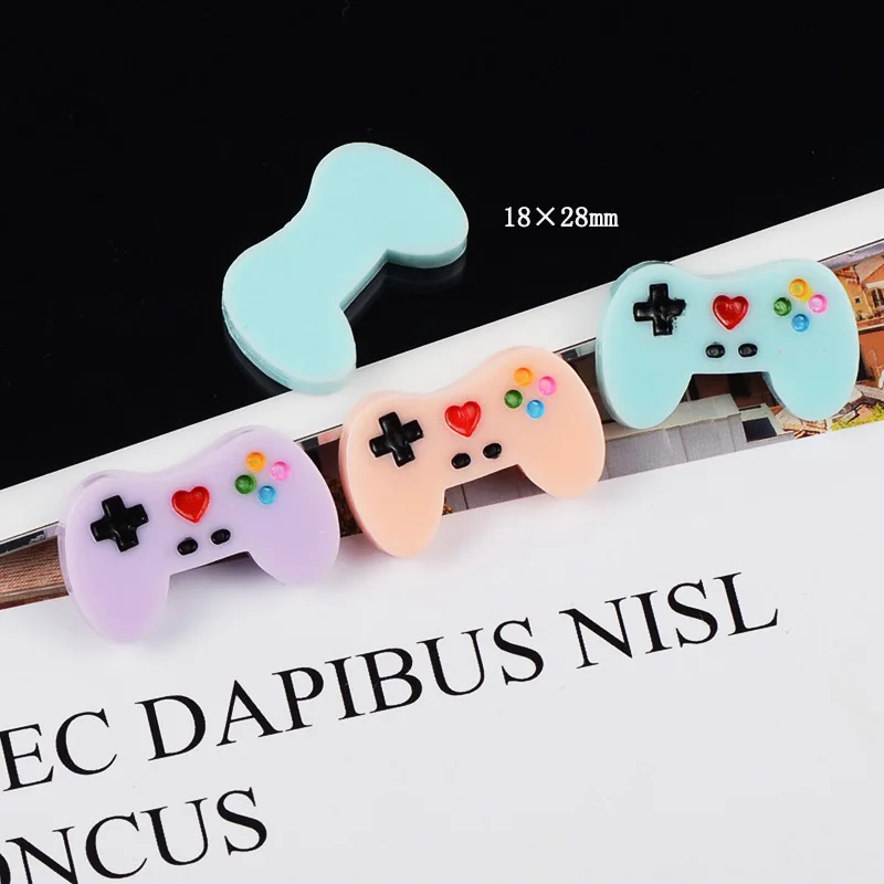 Resin Cartoon Game Controller Diy Material Accessories Interactive Toys for Children Slime Supplies Polymer Clay Molds Unisex