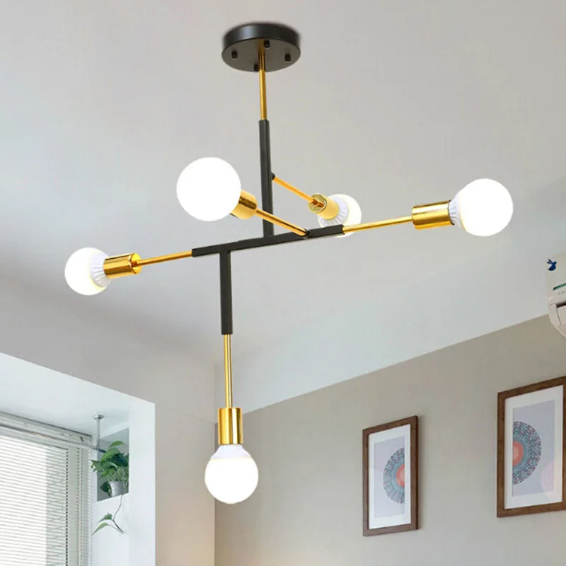 Iron Ceiling Light Retro Industrial Loft Nordic Dome Lamp for Home Decor Dinning living room nordic pendant lamps creative retro glass light industrial iron dinning room lamp bedroom living room modo chandeliers dia78cm