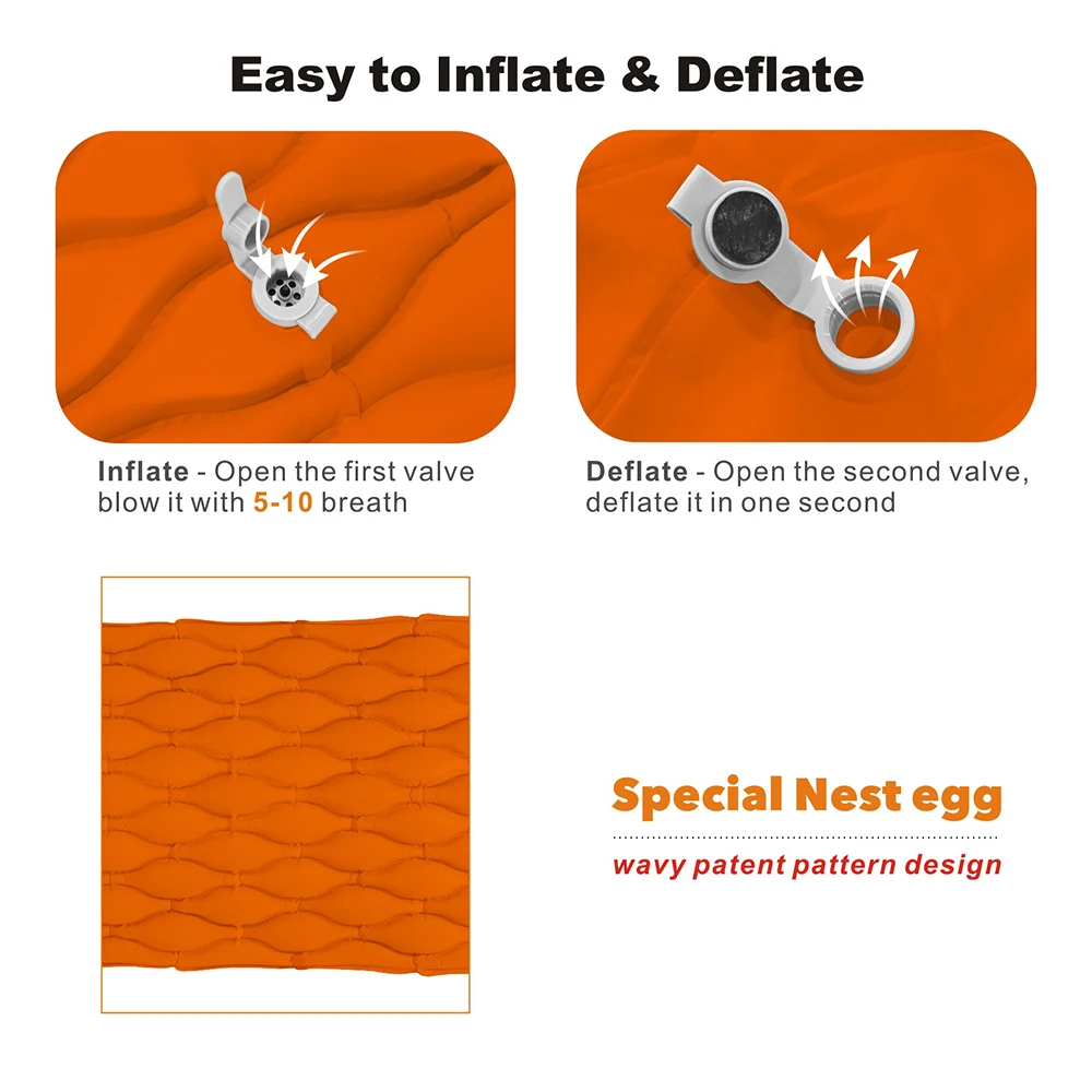 Inflatable sleeping pad  3.3