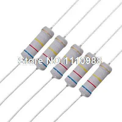 10 шт 3W 500V 620K Ohm осевые Свинцовые Металлические Оксидные пленочные резисторы |