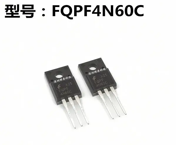 

30pcs/lot FQPF4N60C 4N60C TO220F