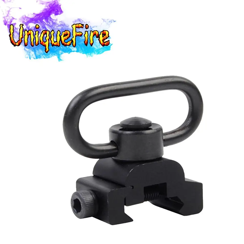 

Free shipping!Metal Oudoor hunting Military Airsoft quick detach QD Sling Swivel with 20m Rail Mount weaver/picatinny