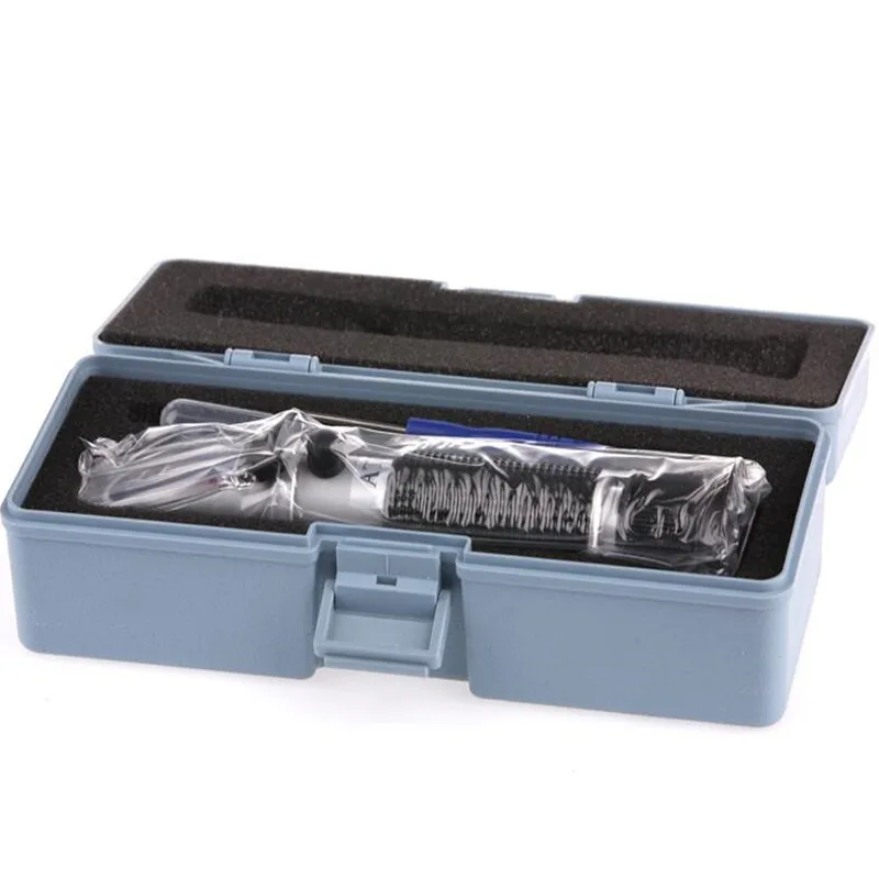 Online Retail Box Hand Held Engine Fluid Glycol Point Refractometer With ATC Tester Tool Car Battery Antifreeze Freezing 49% off