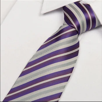 Newnecktie Наборы для ухода за кожей мужской моды классические Точки плед галстук галстука, запонки носовой платок для партии Формальные полосатый узор галстуки подарочная коробка - Цвет: LDLH016