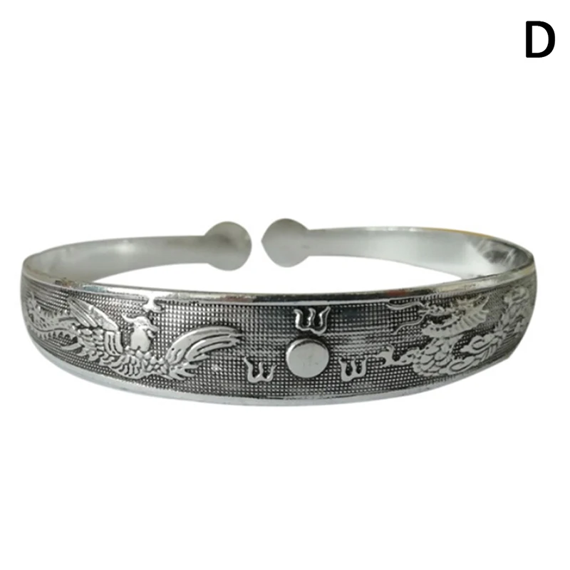Винтажные серебряные браслеты Античные тибетские серебряные браслеты для женщин ювелирные изделия из тибетского серебра 9 стилей