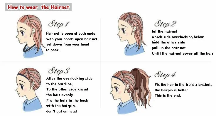 how to wear hairnet