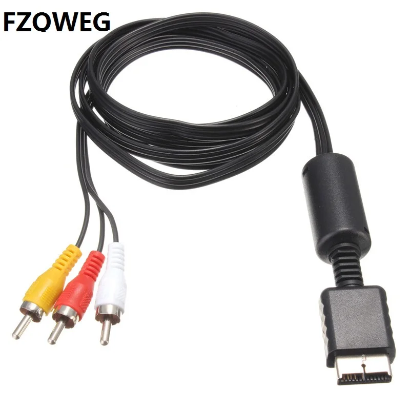 

FZQWEG Cable For Sony PlayStation PS3 PS2 Console System AV Audio Video Cable Cord
