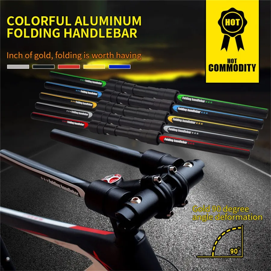 2019 bicycle handlebar aluminium Retro horn bike handlebars are used for fixing road cross country bike folding handlebars 40M11 (22)
