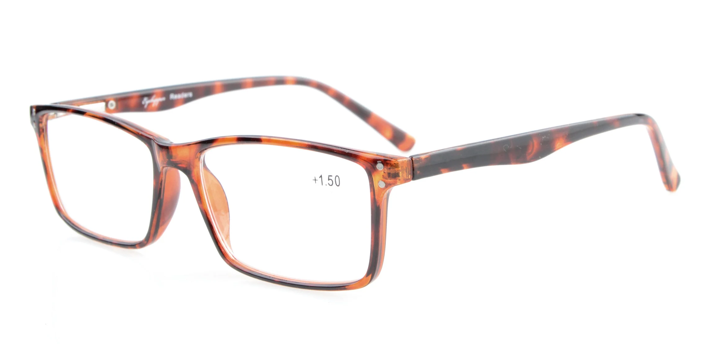 R802 Eyekepper Стильные Читатели качество пружинные петли очки для чтения+ 0,5/0,75/1,0/1,25/1,5/1,75/2,0/2,25/2,5/2,75/3,0/3,5/4,0/ - Цвет оправы: DEMI