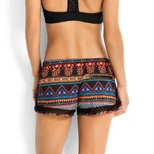 Для женщин Сексуальная Богемия купальник бикини с рисунком Купальник Плавание Мужские Шорты для купания печати полиэстер пикантные повседневные Для женщин Купальник-бикини бикини A7