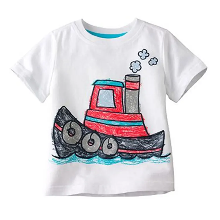 

2017 Kids Brand Clothing Cool Boys Clothes Kids T Shirt Designer Toddler Baby Boys T Shirts Tops Cotton Short Sleeve Tees