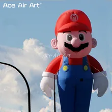 5 м высотой гигантский персонаж мультфильма модель рекламы надувной Супер Марио Реплика для мероприятий