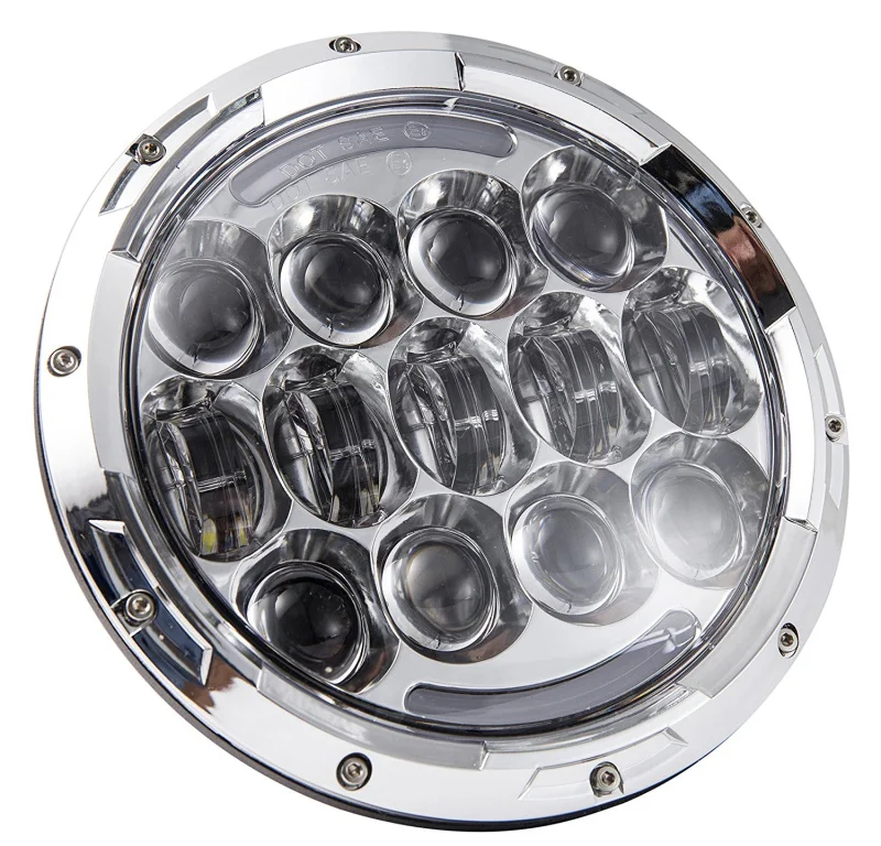 FADUIES Super Bright 12V 105W H4 7 inch led headlight with White DRL Yellow Turn Signal Lamp For AM General Hummer 1992~2001 (15)