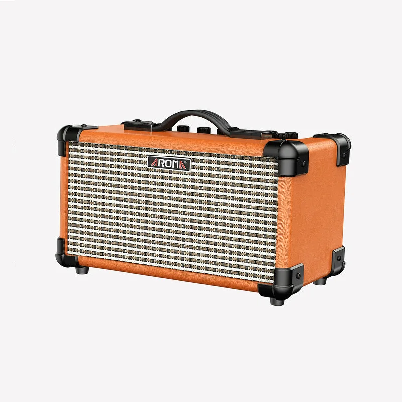 Портативный усилитель для электрогитары AROMA TM 15A 15 Вт с микрофонным интерфейсом