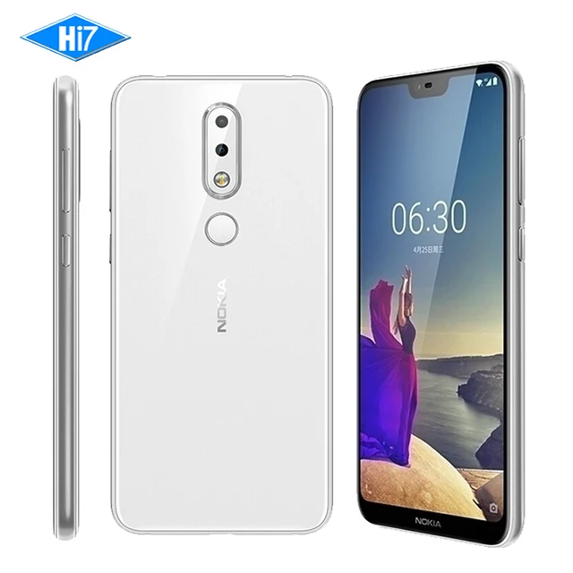 D'origine Nokia X6 2018 4g RAM 64g ROM 3 Cam&eacute;ra Double Sim Android LTE D'empreintes Digitales Octa Core 3060 mah 16.0MP 5.8 pouce LTE T&eacute;l&eacute;phone portable