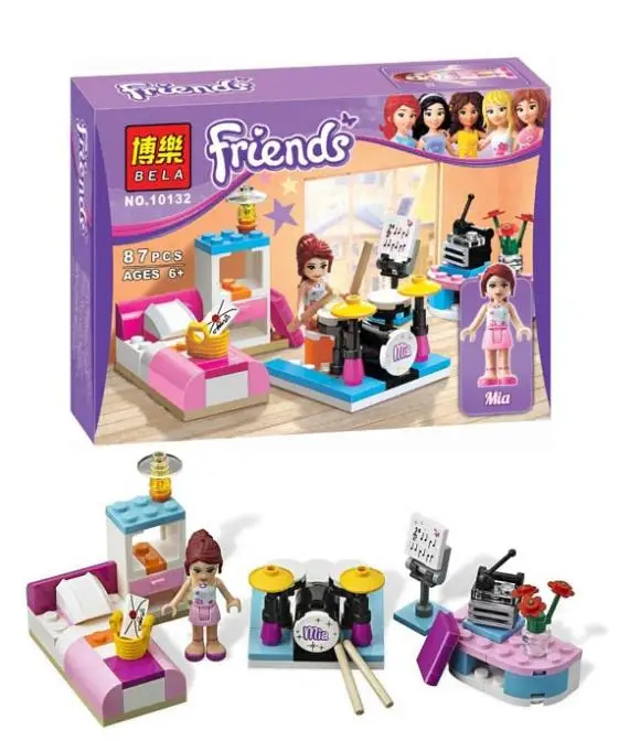 

Girl's Friends Set Mia's Bedroom Show Brick Toy Minifigs Gift Building Blocks Compatible With Lego