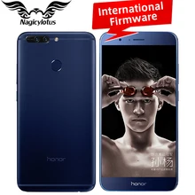 International Firmware Huawei Honor V9 4G LTE Mobile Phone 5.7″ 2K 4GB RAM 64GB ROM Kirin960 Octa-Core Dual 12.0MP Camera