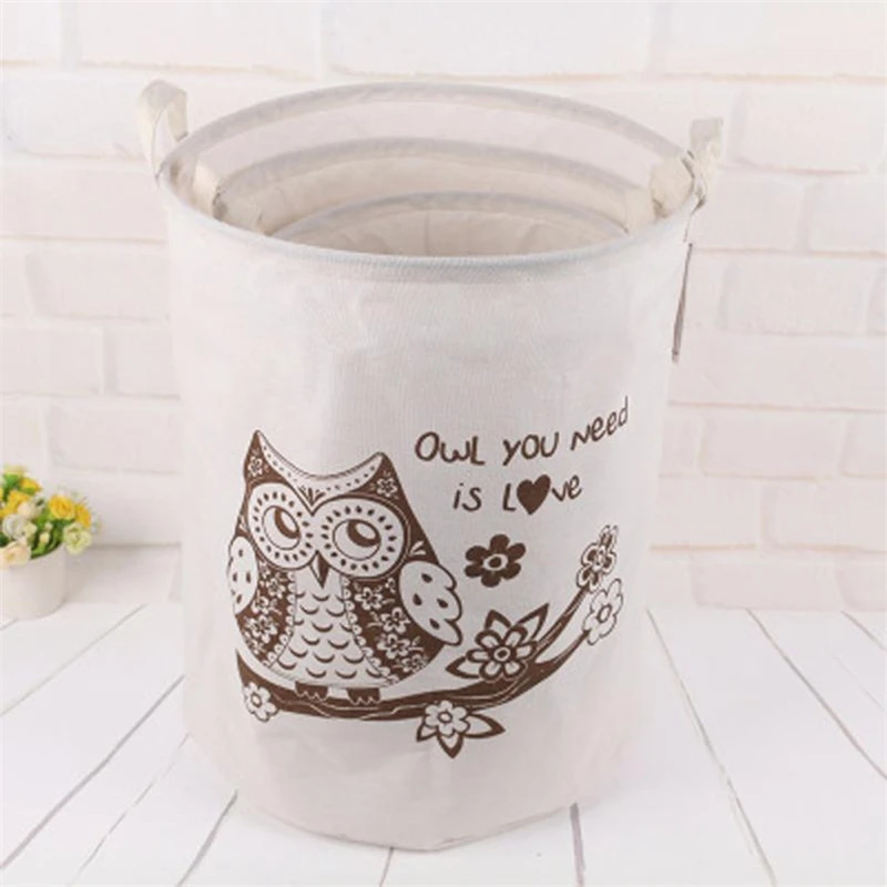 Waterproof Canvas Sheets Laundry Clothes Laundry Basket Storage Basket Folding Storage Box Wear-resistant Home Tool C0326#30    07