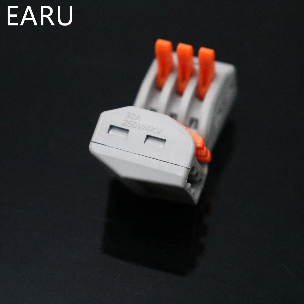 (100 шт./лот) Φ PCT213 222 413 Универсальные Компактные Проводные разъемы 3 контактный