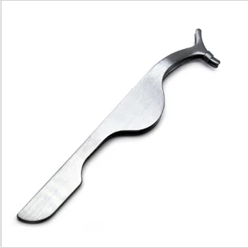 

New False Eyelashes curler Extension lash mascara Applicator Remover steel Tweezers Clip para Makeup Tool / by DHL 500pcs