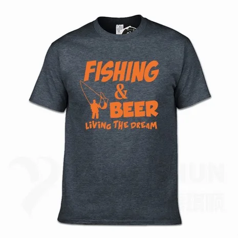 Футболка с надписью «Fishings» и надписью «Fishinger Beer Fish Live The Dream», футболка с надписью «Sporter Flying Fresh Fun Gift», футболки