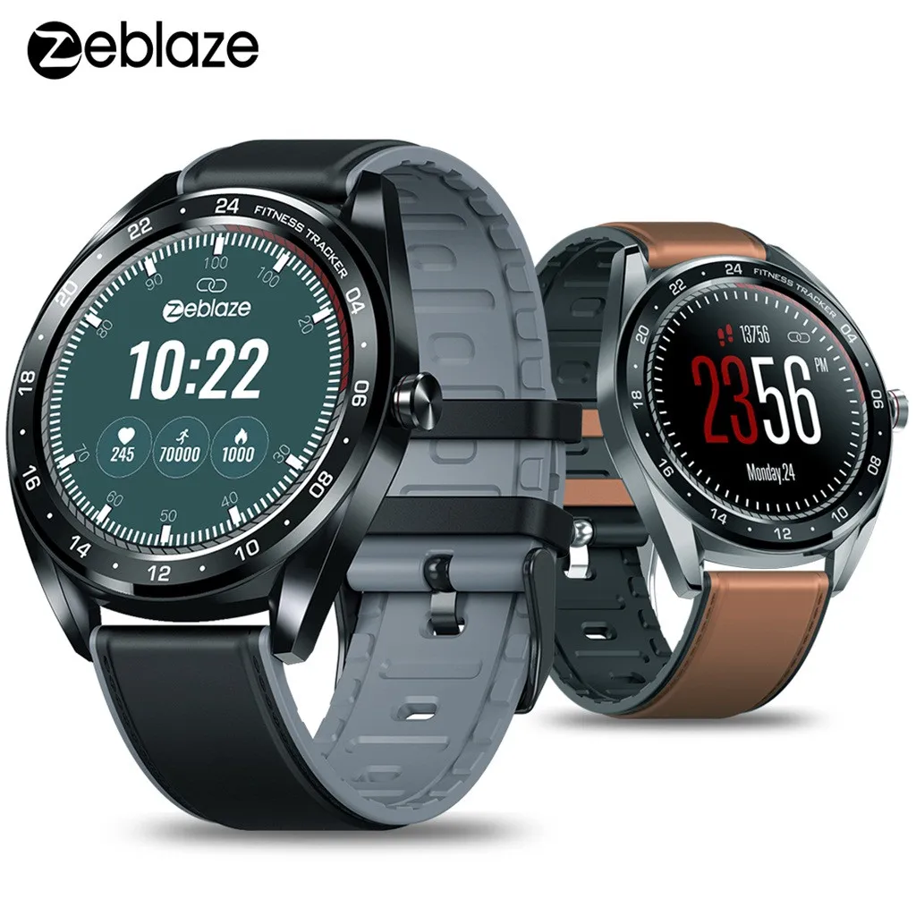 

NEW Zeblaze smart watch IP67 Waterproof smartwatch 1.3" Color Touch Screen Heart Rate Female Health Bluetooth Sport Watch