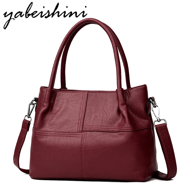 

Women Handbag High Quality Leather Tote Bags Luxury Women Shoulder Bags Ladies Leather Messenger Bag Women Fashion Bags 2019