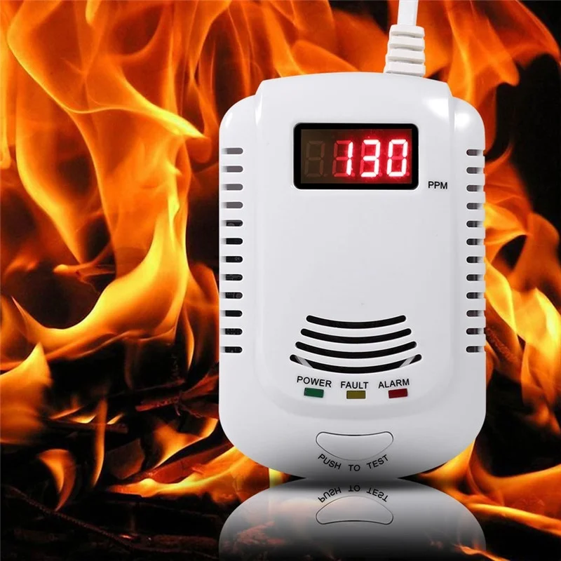 

Gas Detector Combustible Gas Leaking Alarm Detection Sniffer with Digital Display LCC77
