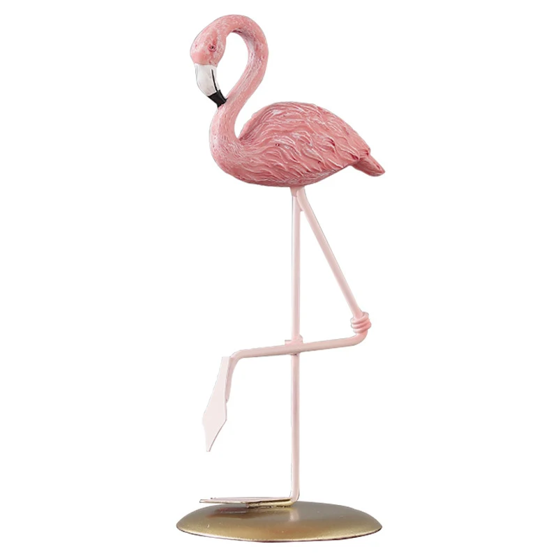 

Nordic Stylish Resin Flamingo Holder Decoration For Living Room Desktop Flamingo Holder Mold Ornament Creative Bedroom Decor