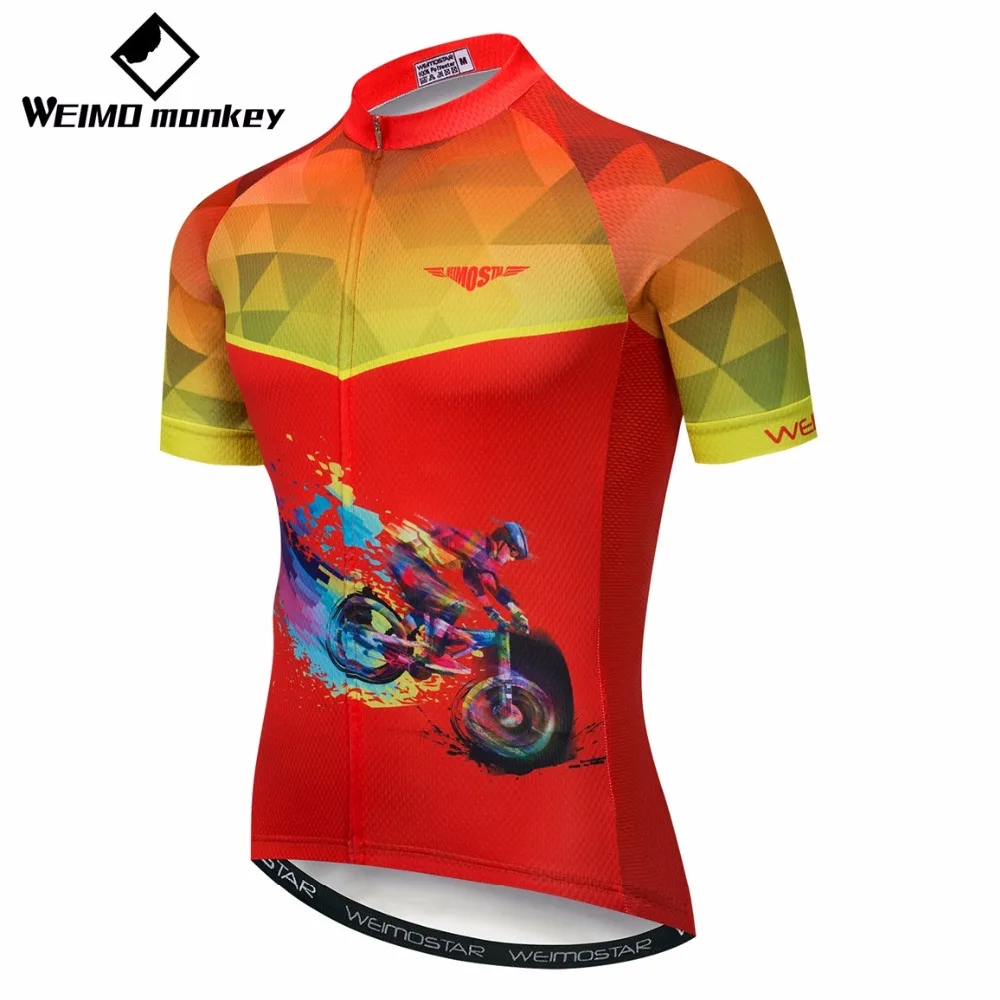 2019 Велоспорт Джерси мужские велосипедные Горные MTB рубашки с коротким рукавом Pro
