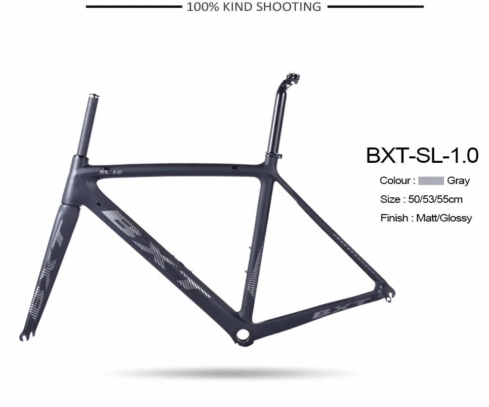Cheap carbon road frame bicycles BXT 2017 DI2 V brake Road bike chinese carbon frames cycling bicycle frame with fork carbon road bike 6