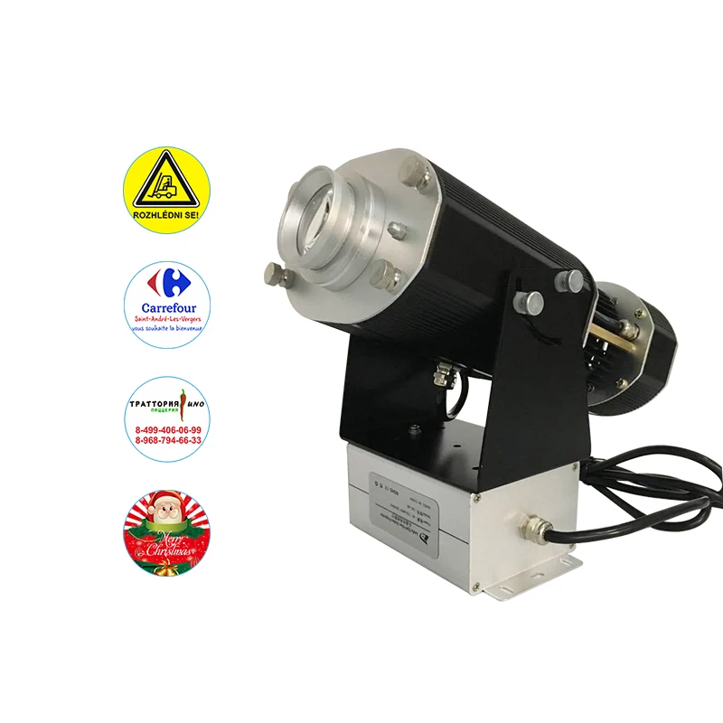Factory Outlet Big Promotion Aluminum Alloy 40W LED Projector 4500Lumens Gobo Sign Coffee Shop Restaurant Logo Projector Light Factory Outlet Big Promotion Aluminum Alloy 40W LED Projector 4500Lumens Gobo Sign Coffee Shop Restaurant Logo Projector Light