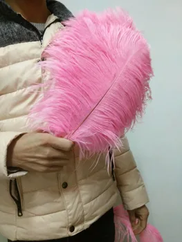 

Wholesale 50 pc high quality pink ostrich feather 12-14inches / 30-35CM diy decorative vases / Accessories / Apparel