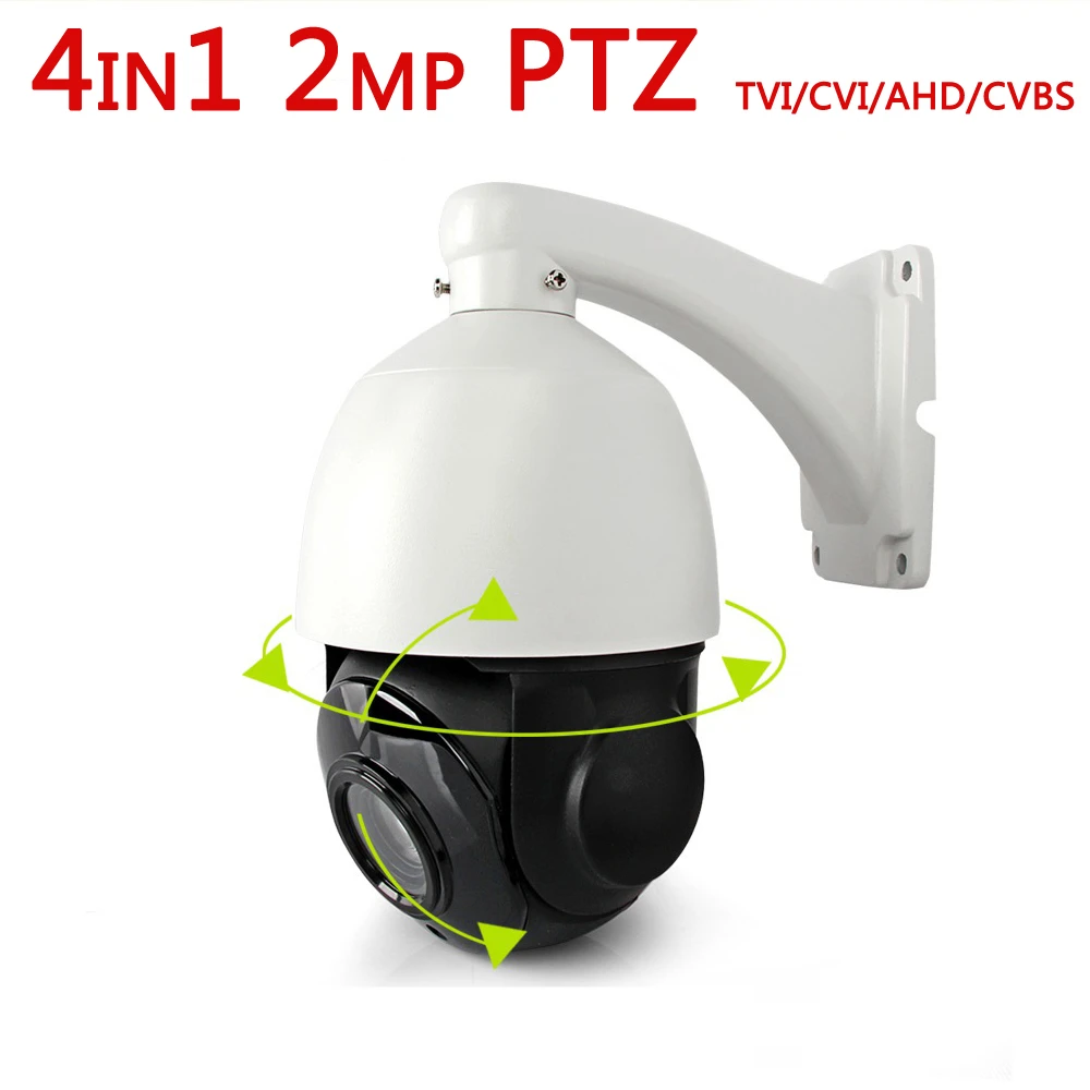SUCAM AHDTVICVICVBS 4 IN 1 Speed Dome Security Camera 1080P Outdoor Pan Tilt 18x Optical Zoom SONY323 Analog Camera OSD Cable 3