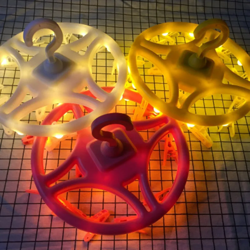 LED Festoon Hanger Lights Photo Clip Night Lights Home Holiday Decor