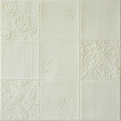 Новое поступление 3D самоклеющиеся обои для ТВ фона гостиной креативные кленовые листья контактная бумага пвх покрытие стен декор - Цвет: Milky White
