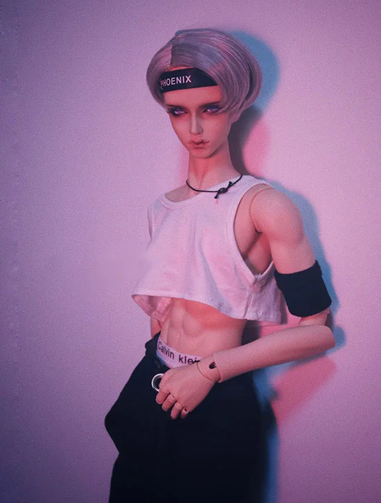 

Sexy Short Vest T-shirt for BJD 1/6 YOSD 1/4 MSD 1/3 SD13 SD17 Uncle Doll Clothes Accessories CMB122
