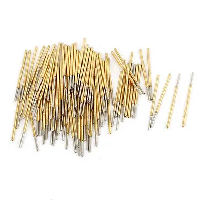 

100 x Spherical Radiu Tip Spring Testing Probes Pins 33mm Long