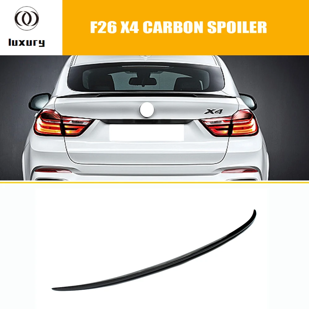 Задний спойлер X4 F26 M для BMW 20i 28i 35i 20d 30d 35d 2014 2015 2016 Стайлинг автомобиля|Спойлеры и