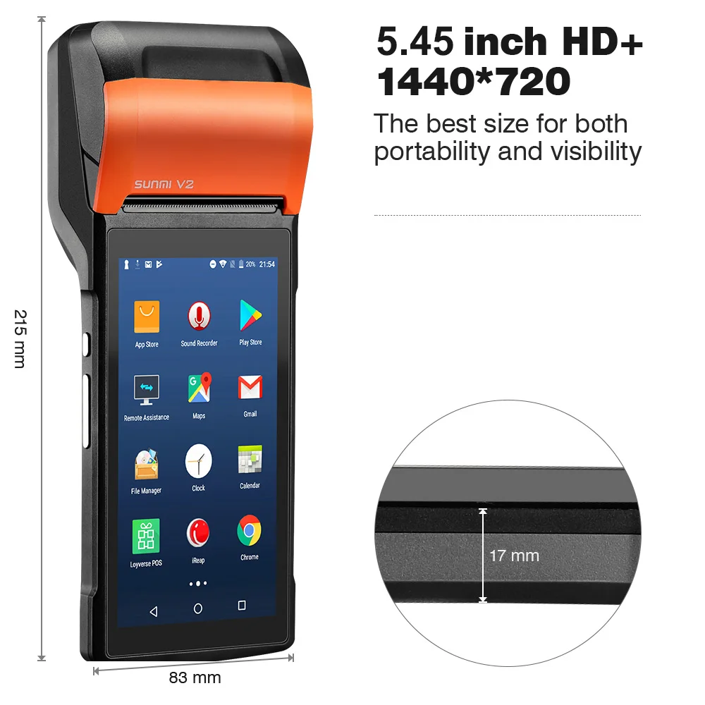 Sunmi PDA الروبوت 58 مللي متر طابعة بلوتوث المحمول النظام الدفع QR 1D 2D الباركود ماسحة رئيس GPS Wifi Sim فتحة للبطاقات 1G RAM PDA Sunmi PDA الروبوت 58 مللي متر طابعة بلوتوث المحمول النظام الدفع QR 1D 2D الباركود ماسحة رئيس GPS Wifi Sim فتحة للبطاقات 1G RAM PDA