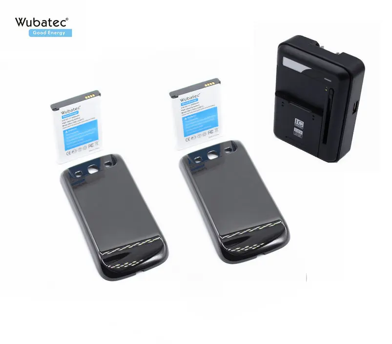 Wubatec 2x4200 мАч S3 NFC Расширенный аккумулятор + зарядное устройство для Samsung Galaxy i9300 I9308