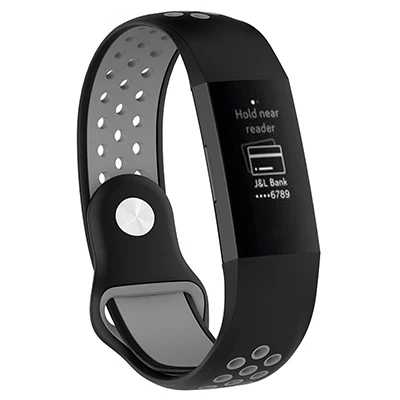 Цветной браслет для Fitbit Charge 3, спортивный силиконовый ремешок на запястье, подходит для bit Charge 2, умный Браслет, умные аксессуары - Цвет: 02